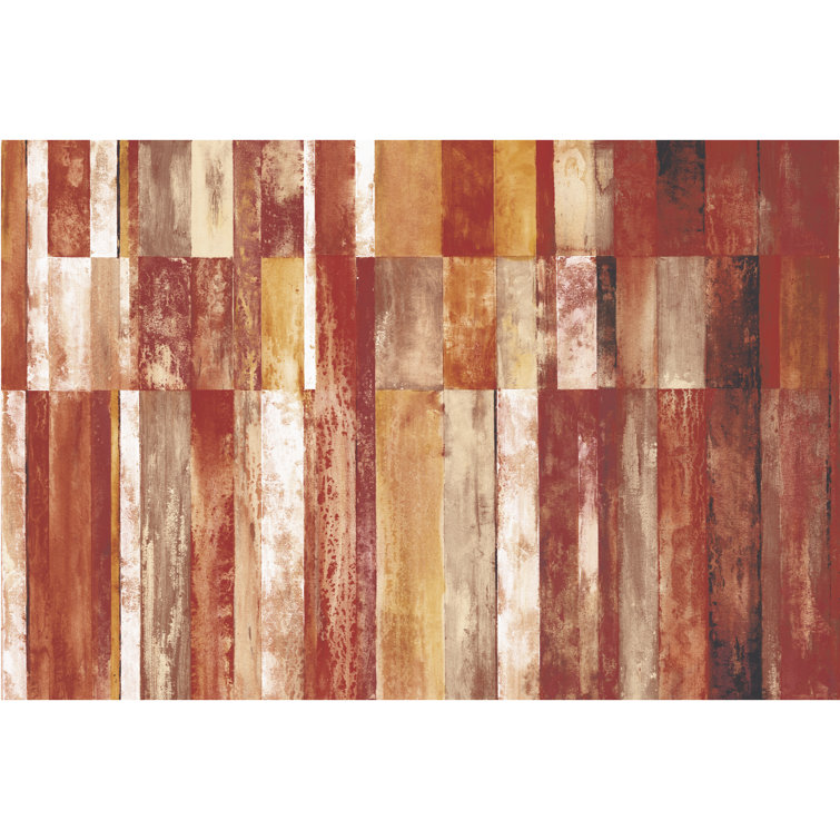 Borough Wharf Board Of Colors Red Wrapped Canvas Art Prints Wayfair